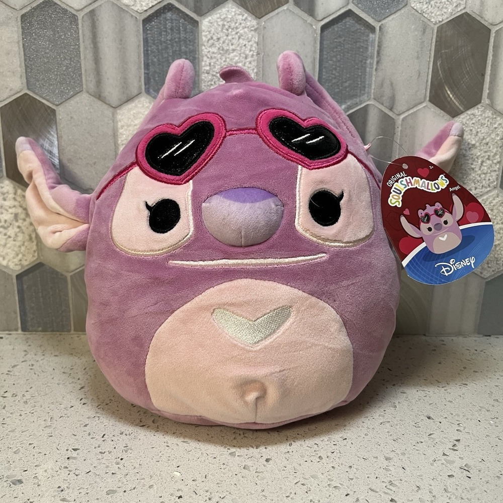 NWT Lilo And Stitch 8" Angel Squishmallow‎ Valentine's Day Plush Stuffed Toy